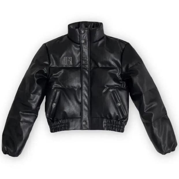 보헤미안서울 메탈로고 덕다운 패딩 S