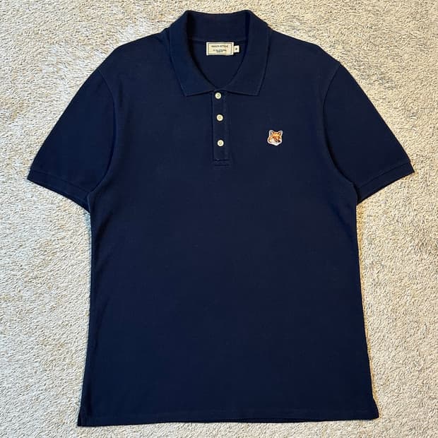 메종키츠네 MAISON KITSUNE 폭스헤드 클래식 반팔 카라티