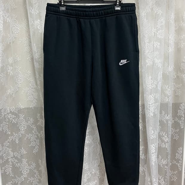 L) 나이키 기모 조거 팬츠 블랙