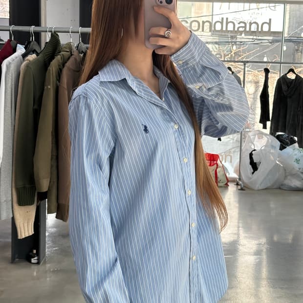 폴로랄프로렌 스트라이프 커스텀핏 셔츠