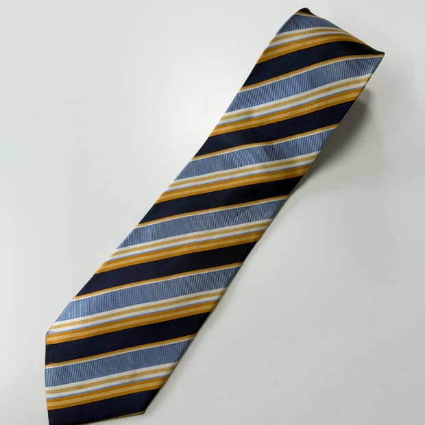 빈티지 레지멘탈 실크 넥타이 9cm