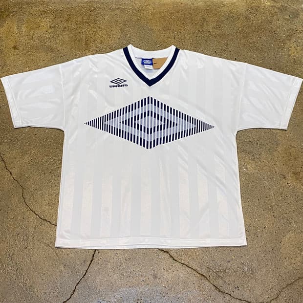 새상품급 90s Made in USA 엄브로 빅로고 축구유니폼