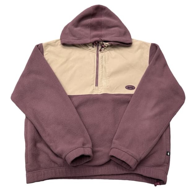 나이키 SB 뮤트퍼플 후리스 아노락