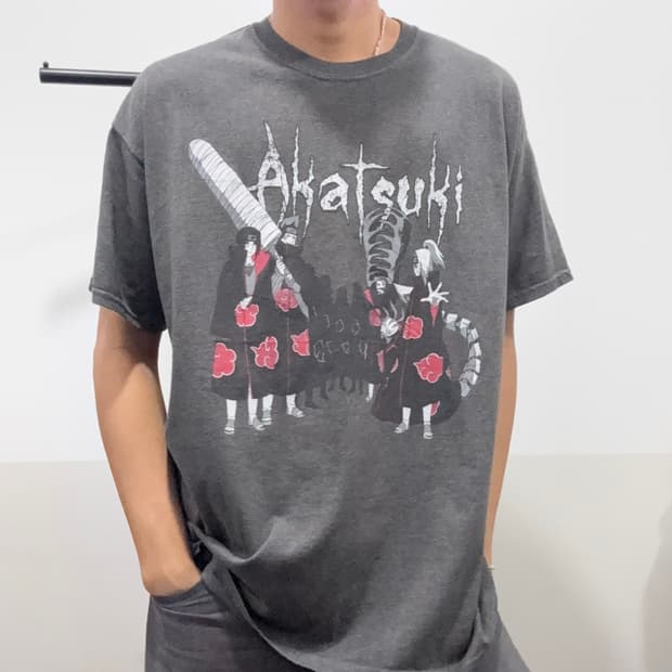 나루토 20주년 아카츠키 오피셜 티셔츠