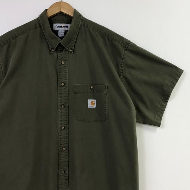 Xxl 칼하트 카키 워크 셔츠