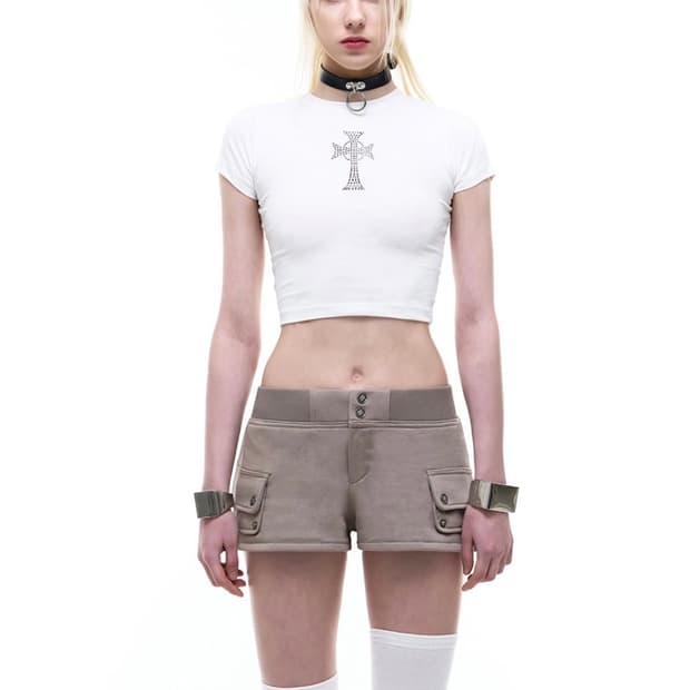 Op. 07 NFR CROP T-SHIRTS WHITE