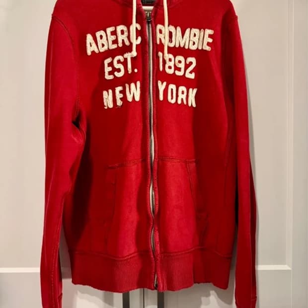 [XL]아베크롬비아담스마운틴 후드집업 레드 양홍원