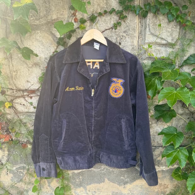 80s FFA original coduroy jacket 40