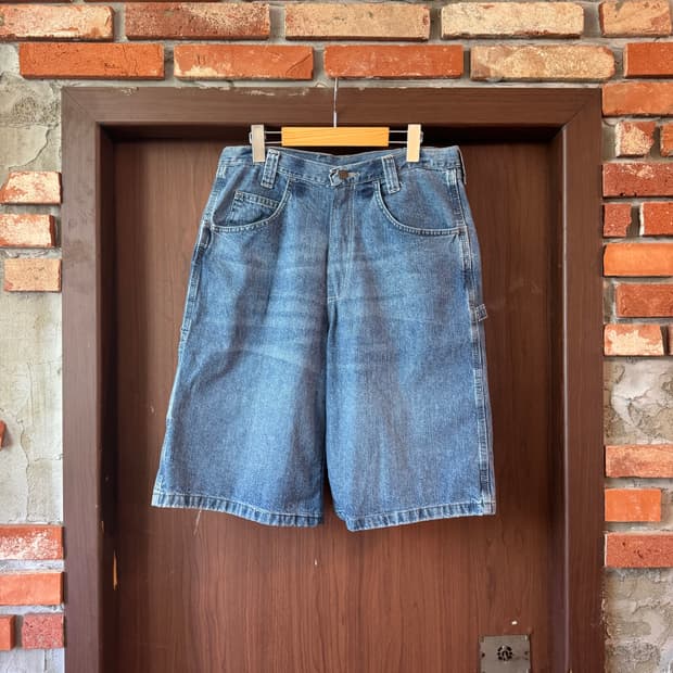 랭글러 리워크 데님 반바지