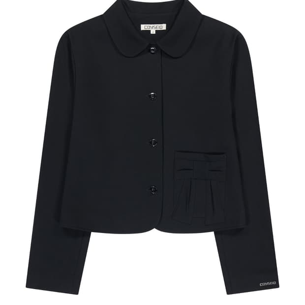 코이세이오 리본자켓 블랙 1 새상품