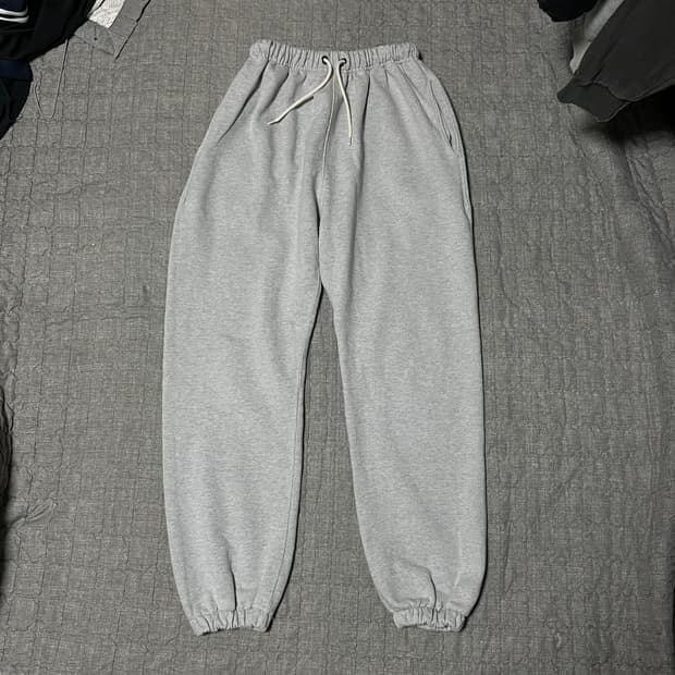 아웃스탠딩 스웻 조거팬츠 M 스웻팬츠 조거팬츠 그레이 회색바지 츄리닝