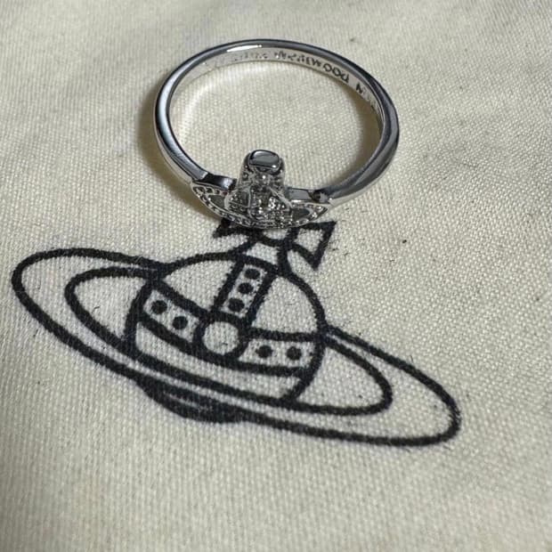 비비안웨스트우드 아카이브 실버 orb링 반지