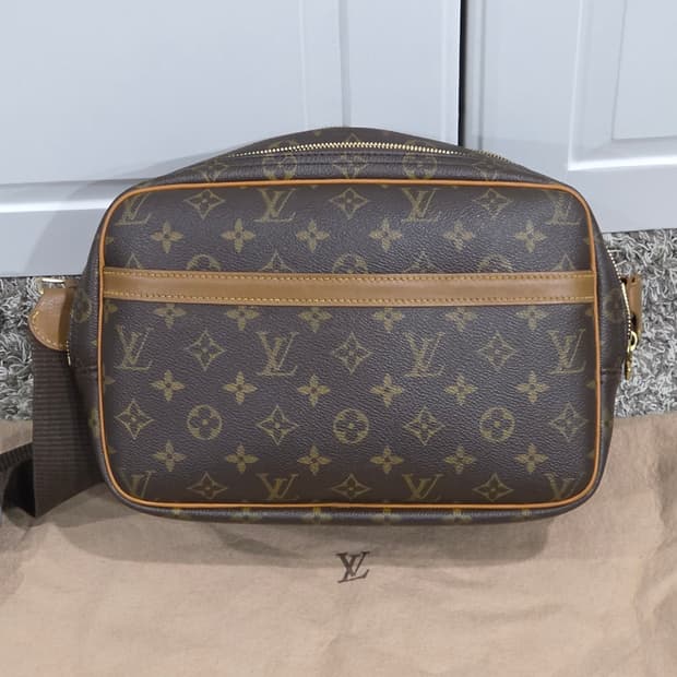 루이비통 모노그램 크로스백 숄더백 브라운 리포터 pm