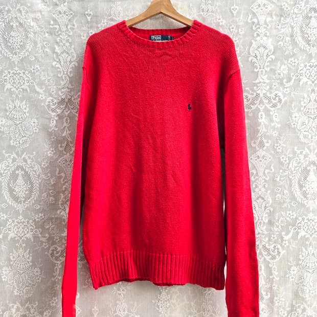 90s 폴로 랄프로렌 코튼 니트