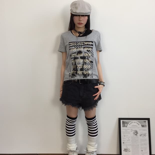 Jpn Y2k Graphic Short Sleeve T-Shirts