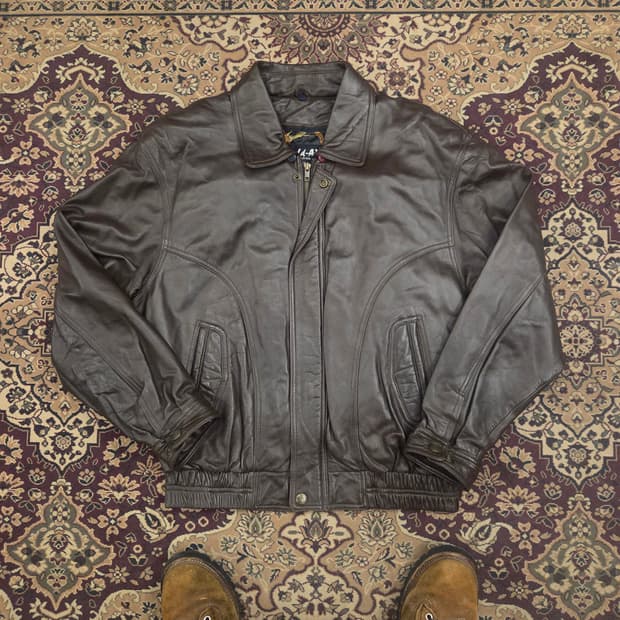 양가죽 자켓 a2 스타일 자켓 다크브라운 