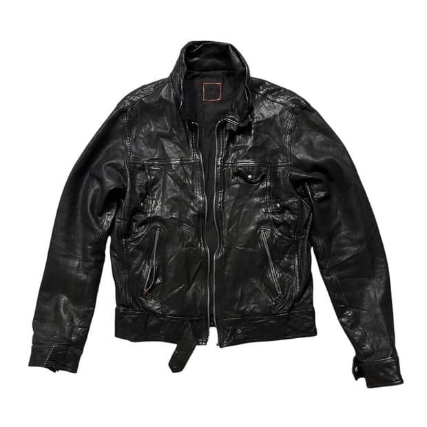 90s HugoBoss 휴고보스 양가죽 레더 자켓