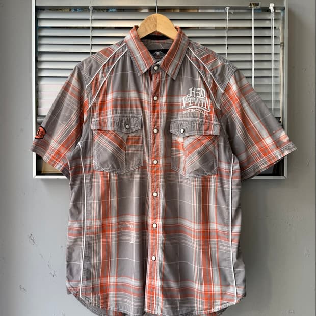 HARLEY DAVIDSON check shirt