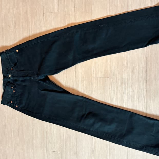 리바이스 501 블랙 W26 L30 청바지