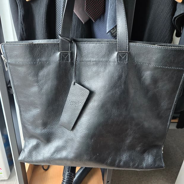 ​[정품] 요지 야마모토 디스코드 사이드 지퍼 토트백 (블랙)