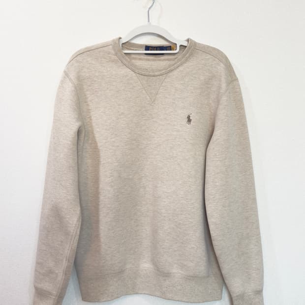 [s] Polo 폴로 랄프로렌 맨투맨 오트밀 베이지 정품 인증o