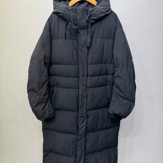 정품) 타임 한섬 여성 블랙 후드 패딩 82F