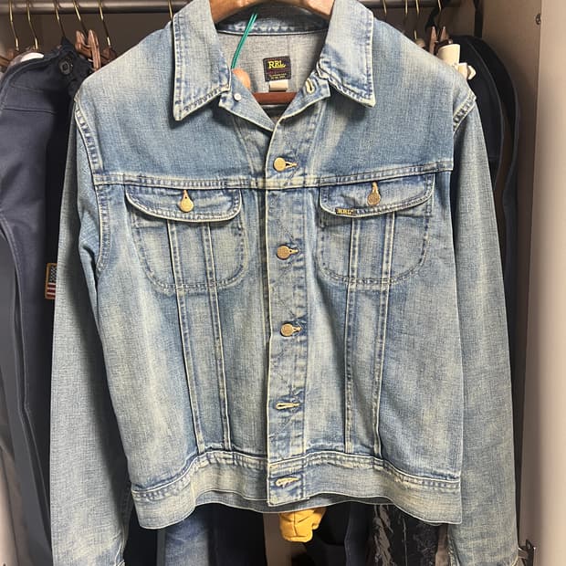 더블알엘 RRL Lot271 데님자켓 이동휘     뉴스보이폴로러프아웃