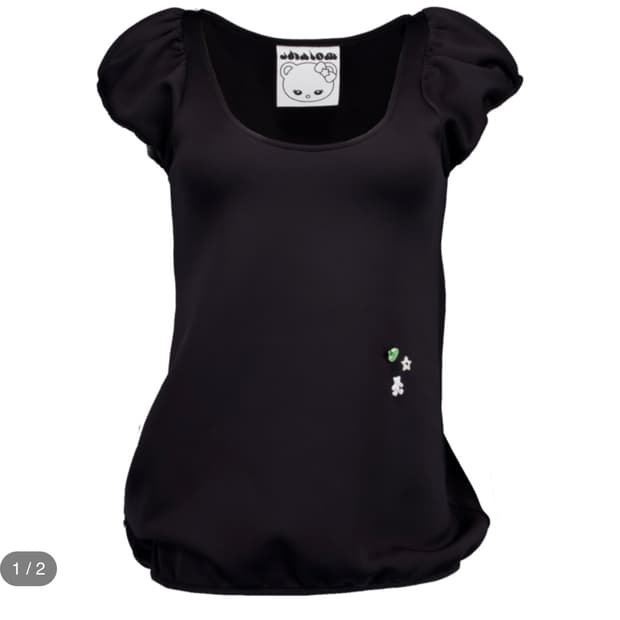 샬롬클럽 구미 블룸 탑 GUMMY BLOOM TOP BLACK