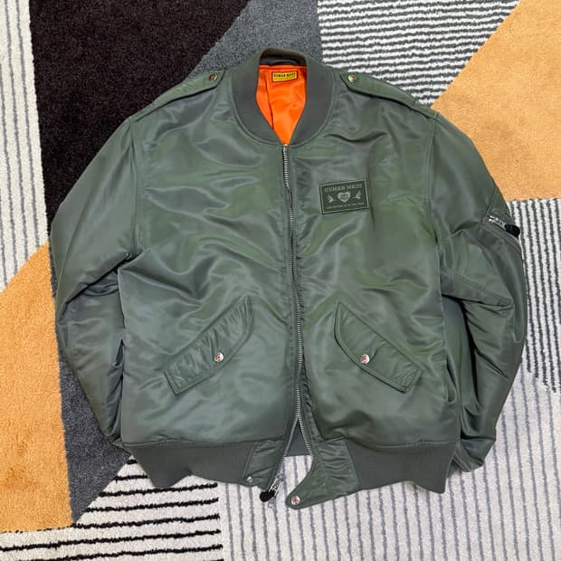 [XXL] 휴먼메이드 플라이트 자켓 (MA-1) 올리브 드랩