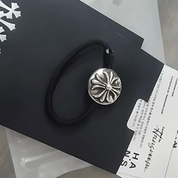 크롬하츠 크로스 볼 헤어밴드