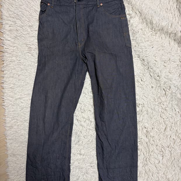 (M) 준야 와타나베 리바이스 AD2020 생지 절개 데님