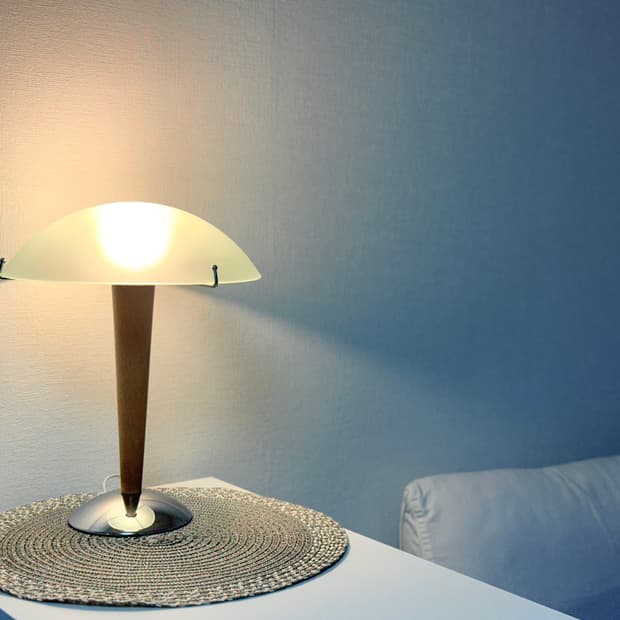 빈티지 이케아 크빈톨(KVINTOL) 우드 탁상 조명