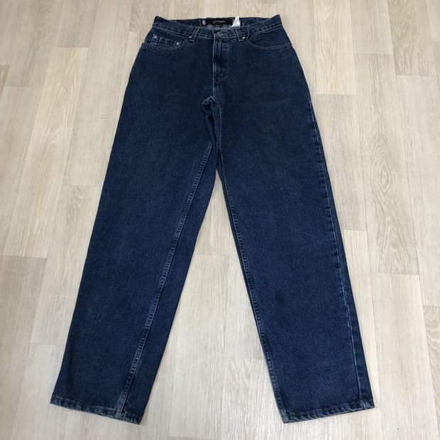 (29) 90's 리바이스 미국제 실버탭 루즈핏 중청 워시드 데님