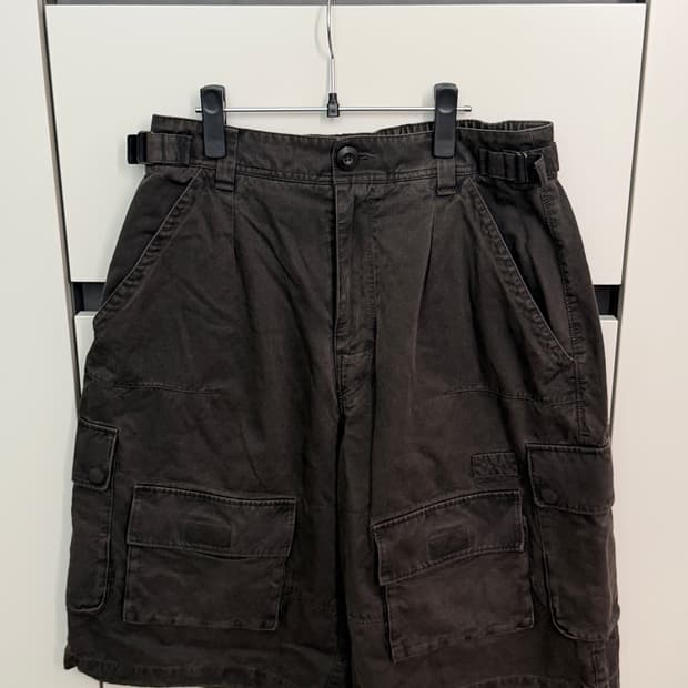 폴리테루 버뮤다 카고 팬츠 브라운 2사이즈