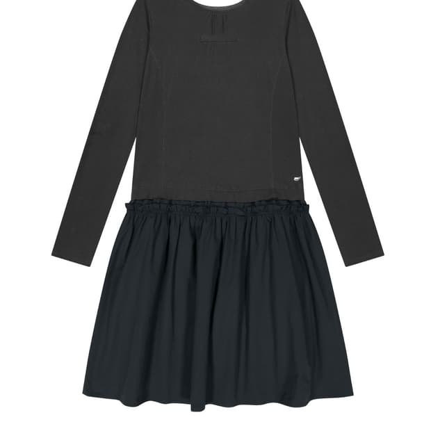 코이세이오 투웨이 셔링 원피스 블루차콜