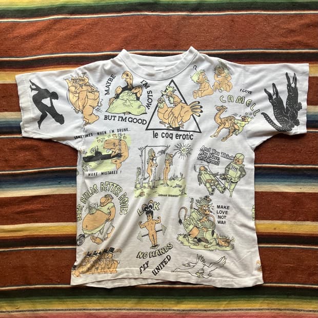 90s Vintage Animal Work Sex T Shirt