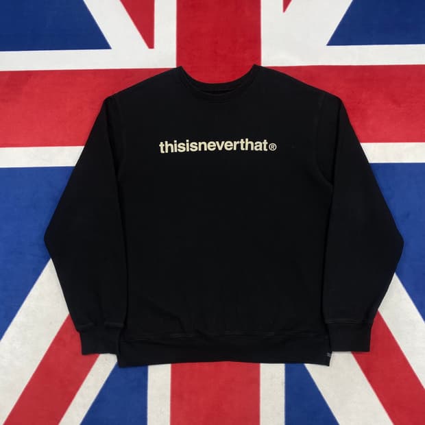 디스이즈네버댓 맨투맨 XL 실측 2XL 