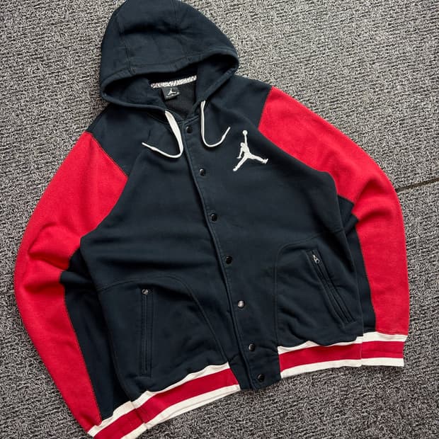 조던 점프맨 바시티 스웻 플리스 후디 자켓 2007