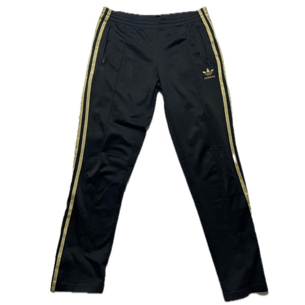 아디다스 트레이닝 트랙 팬츠 검금 중고 구제 빈티지