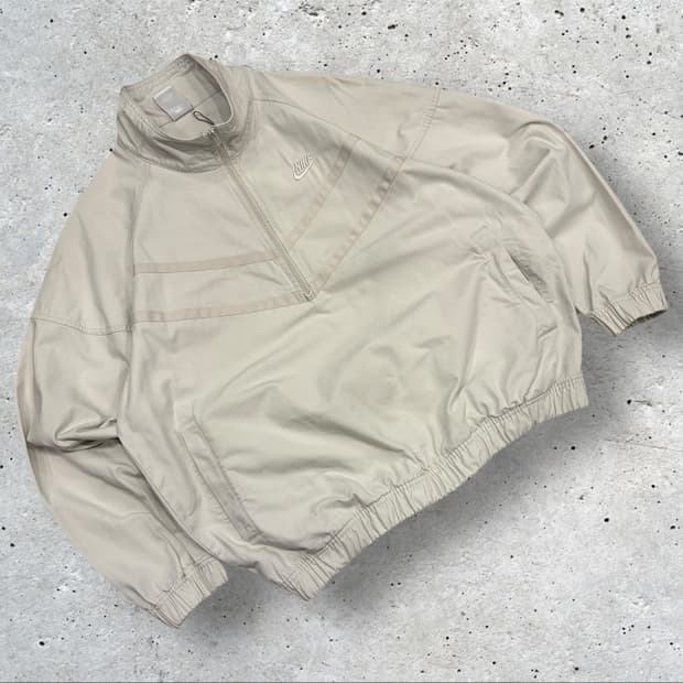 [L] 나이키 하프집업 캔버스 라이트본 아노락 베이지 B998