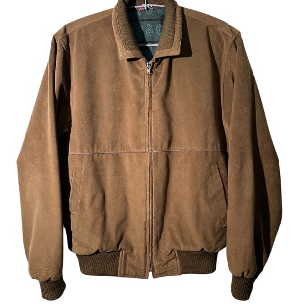 procondor 면 스웨이드 블루종 자켓