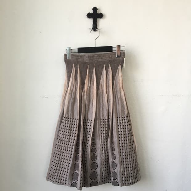 Pattern point skirt