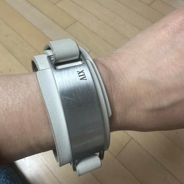 아르마니 익스체인지 가죽팔찌