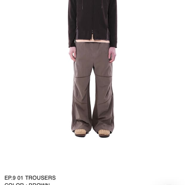 Xlim EP.9 01 TROUSERS BROWN