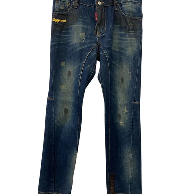 디스퀘어드 패턴 데님팬츠(50)