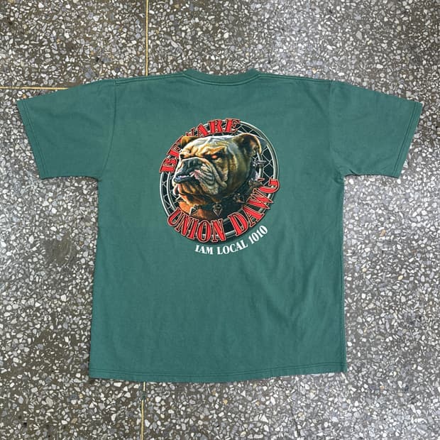 USA 불독 포켓 티셔츠 XXL