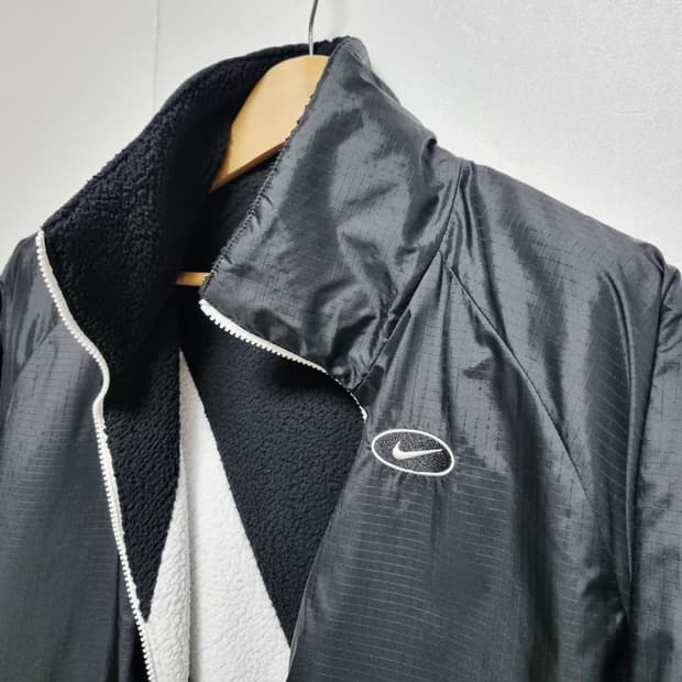 여성 정가15만 나이키 점퍼 트레이닝복 셰르파 후리스 리버시블 양면