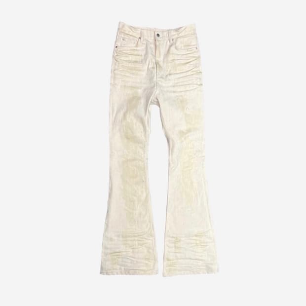 [3] 언더마이카 글라시얼 벨벳틴 플레어진 아이보 리