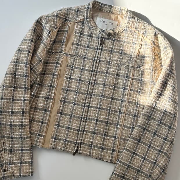 Matin Kim 마뗑킴 레이싱 트위드 자켓
