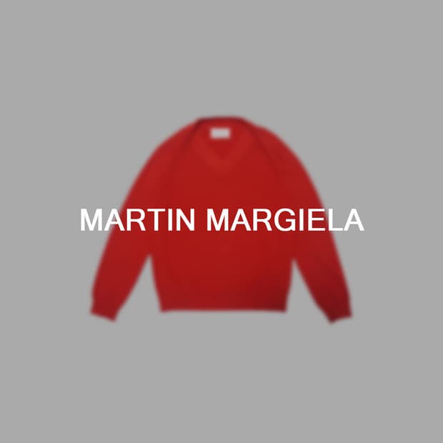 메종 마틴 마르지엘라 v넥 니트